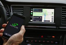 Coyote ingebouwd in Apple CarPlay en MirrorLink