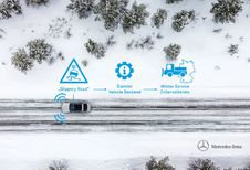Les Mercedes détecteront le verglas dans le Jura souabe