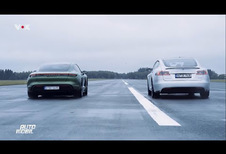 Porsche Taycan vs. Tesla S P100D: welke is de snelste?
