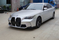 Drôle de bestiole : une BMW Série 5 E60 avec une calandre de nouvelle M3