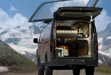 Nissan Caravan Mountain Base Concept combineert zonne-energie met houtkachel