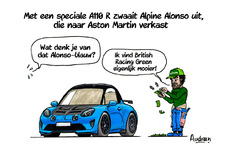 Audrans verhaal - Alpine brengt hulde aan Alonso