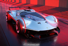 Ferrari Vision GT : mélange de 499P et de SP3 Daytona