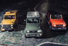 Suzuki Jimny transformé en 3 générations de Classe G