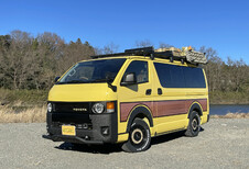 Ook een oude Toyota Hiace kan een coole campervan worden