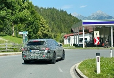 Gespot in de Alpen: prototype BMW i5 Touring