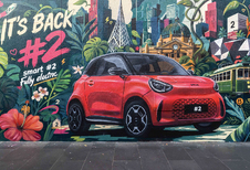 Nieuwe Smart #2 duikt reeds op als muurschildering