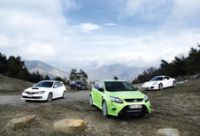 Ford Focus RS, Mitsubishi Lancer Evolution, Porsche Cayman S & Subaru Impreza WRX STi : Pure Trekkracht