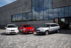 Renault Clio Grandtour 1.5 dCi 90, Seat Ibiza ST 1.6 TDI 90 en Skoda Fabia Combi 1.6 TDI 90 : Variaties op een break