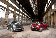 MINI COUNTRYMAN COOPER D • NISSAN JUKE 1.5 dCi : Showbeesten