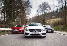 AUDI A4 2.0 TDI 163 // BMW 320D EFFICIENT DYNAMICS EDITION // MERCEDES C 220 BLUETEC : Play-off 1