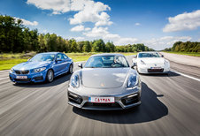 BMW M235i // NISSAN 370Z NISMO // PORSCHE CAYMAN GTS: Lichte zeden