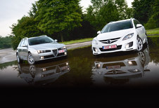 ALFA ROMEO 159 SPORTWAGON 2.0 JTDM // MAZDA 6 SPORTBREAK : Beauty en de nerd?