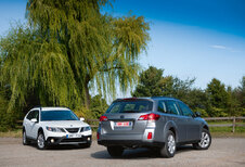 SAAB 9-3X 2.0T XWD • SUBARU OUTBACK 2.5i : Atari vs. Playstation