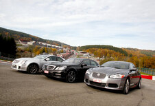 CADILLAC CTS-V • JAGUAR XFR • MERCEDES E 63 AMG : Onder de radar