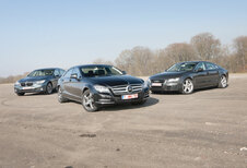 AUDI A7 3.0 TFSI • BMW 535i GT • MERCEDES CLS 350 CGI : Andere verhoudingen