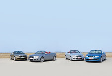 AUDI A4 2.0 TDI • BMW 320Cd • MERCEDES CLK 320 CDI • SAAB 9-3 1.9 TiD : Zon, zee en .. cabrio’s