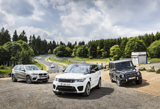 BMW X5 M, Range Rover SVR en Mercedes-AMG G63 : Imagobouwers