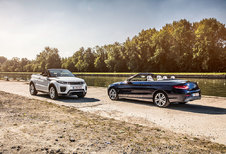 MERCEDES C 220 D CABRIO // RANGE ROVER EVOQUE CONVERTIBLE 2.0 TD4 180 : Generatieconflict