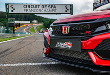 Hoe snel dendert een standaard-Honda Civic Type R over Spa-Francorchamps?