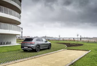 Mercedes EQS SUV 450+ (2023) - in detail