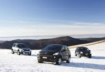 Nissan Qashqai 1.5 dCi 106; Peugeot 3008 1.6 HDI 110; Skoda Yeti 2.0 TDI 110 : Stoere wannabe's