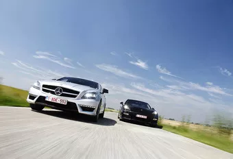 Mercedes CLS 63 AMG - Porsche Panamera Turbo S : Tussen supercar en limousine
