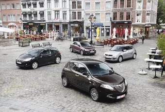 Audi A1 1.2 TFSI, Citroën DS3 1.4 VTi, Lancia Ypsilon TwinAir en Suzuki Swift 1.2 : Fashion victims