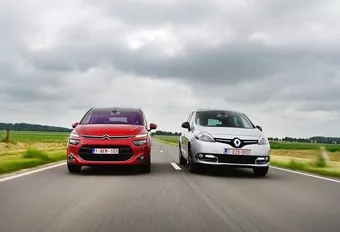 Citroën C4 Picasso 1.6 e-HDi vs Renault Scénic 1.5 dCi : Over normen en vormen