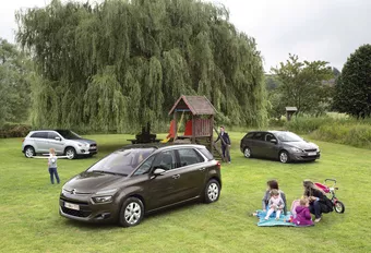 Citroën C4 Picasso 1.6 e-HDi 116, Mitsubishi ASX 1.8 DI-D 115 en Peugeot 308 SW 1.6 BlueHDi 115 : Huisvrienden