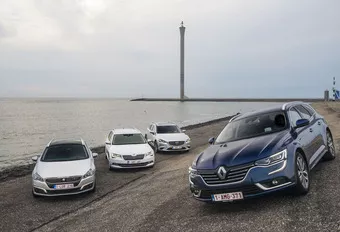 Renault Talisman Grandtour tegen 3 concurrenten