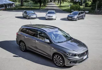Fiat Tipo tegen 3 concurrenten