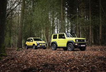 Fiat Panda 4x4 vs Suzuki Jimny : Bos-en slijkduivels