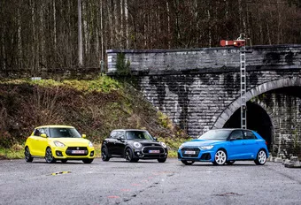 Audi A1 Sportback vs 2 rivalen