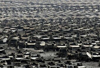 Tianjin-gasramp: 10.000 auto’s verloren #1