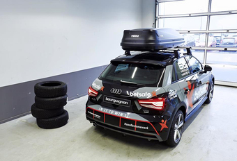 Audi A1 eert uitgebrande RS6 DTM van Jon Olsson #1