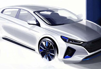 Hyundai Ioniq: twee nieuwe schetsen #1