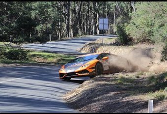La Lamborghini Huracán mange-butte #1