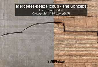 Mercedes pick-up: conceptcar in het vooruitzicht #1