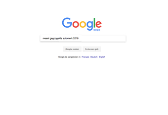 De vaakst gegoogelde automerken van 2016 #1