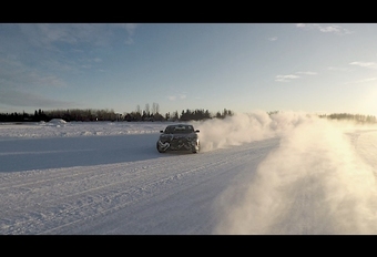 Lucid Air demonstreert in de sneeuw #1