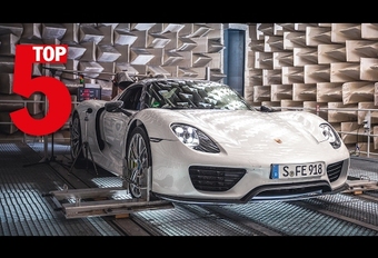 Le top 5 de la symphonie Porsche #1