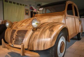 Hij maakt een houten 2PK… die echt rijdt #1