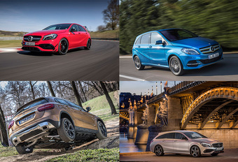 Met de A-, B-, CLA- en GLA-kleintjes van Mercedes door Hongarije #1