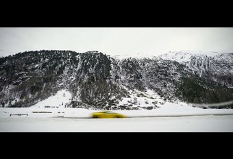 Lamborghini teste l’EGO en jouant dans la neige #1