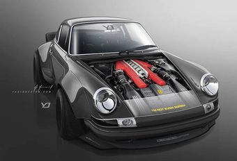 Porsche 911 : et pourquoi pas avec un V12 Ferrari ?  #1