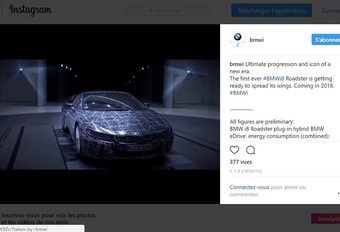 BMW i8 Roadster: teaser #1