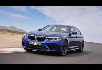 BMW M5 : images en fuite avec une vidéo #1