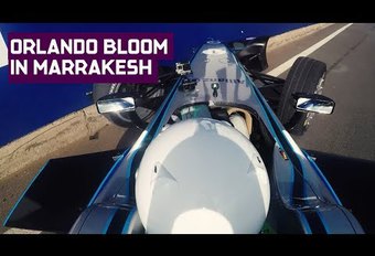 Acteur Orlando Bloom crasht Formule E #1