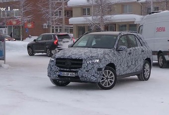 Vidéo : balade groupée pour le futur Mercedes GLE #1